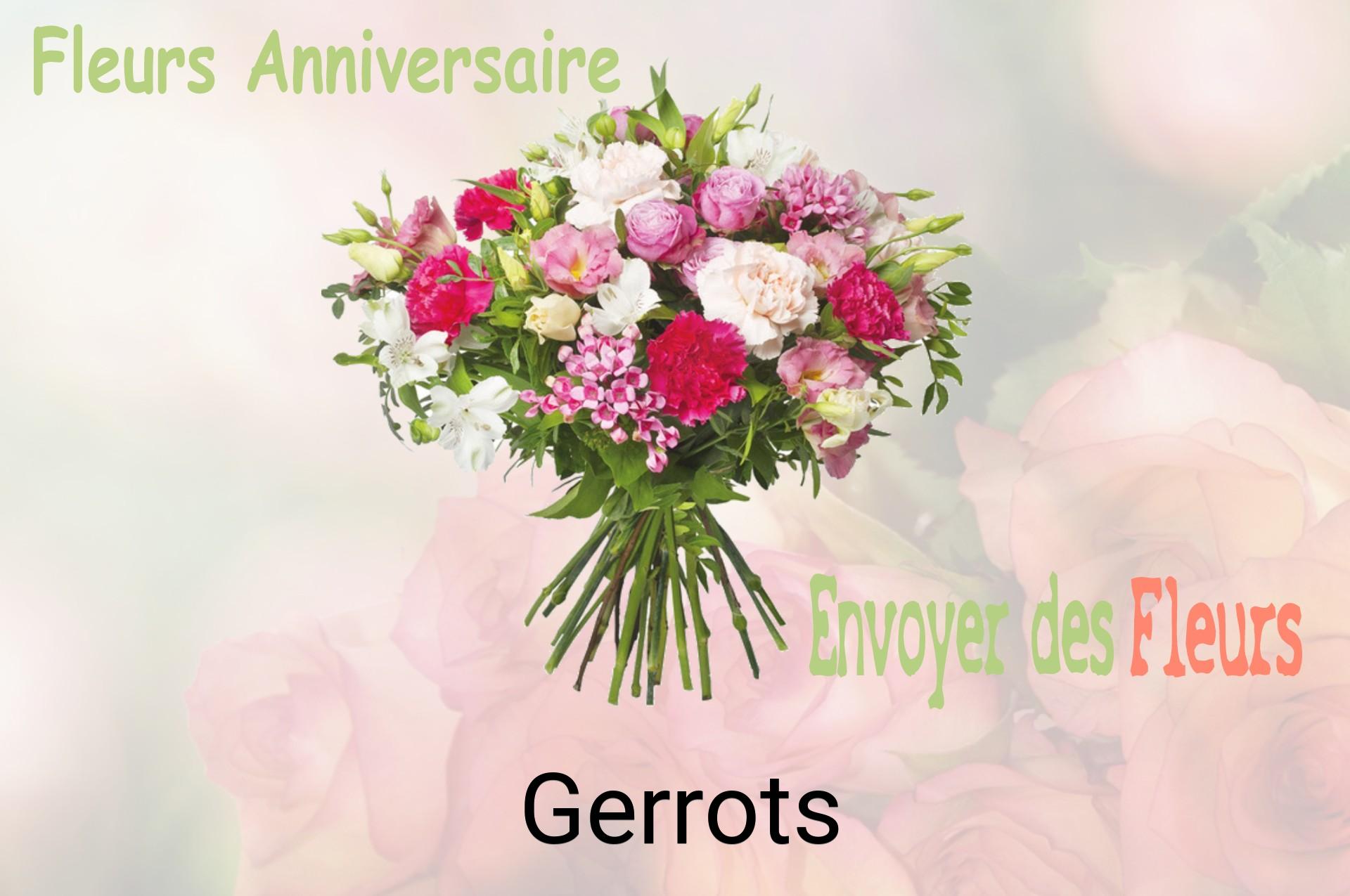 Bouquet de fleurs d’anniversaire livré à Gerrots