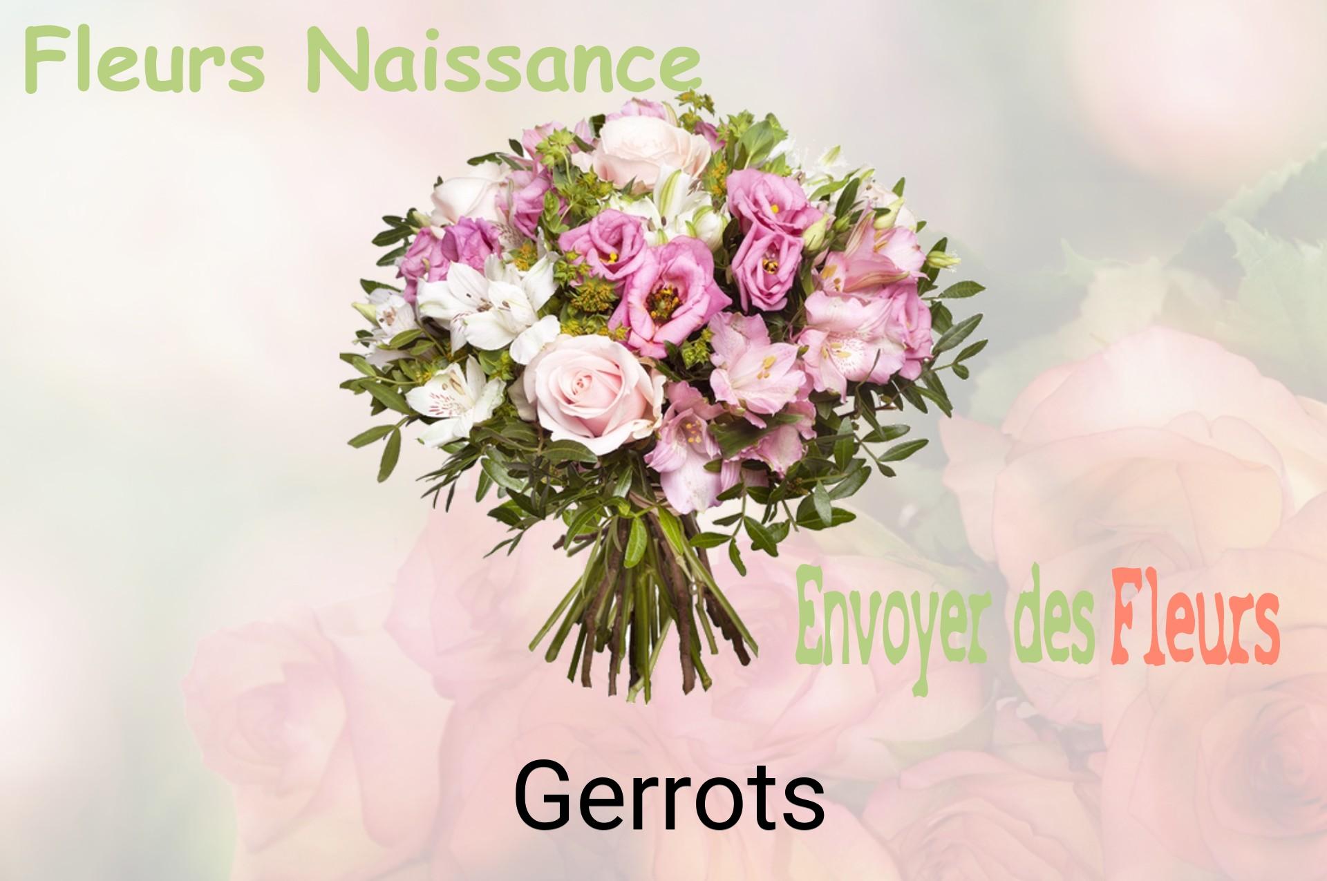 Bouquet de fleurs de naissance livré à Gerrots